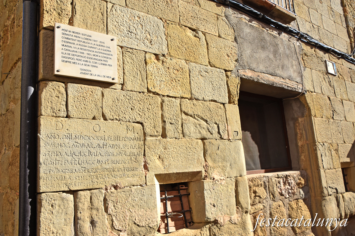Vilanova de Meià - Nucli històric de Santa Maria de Meià