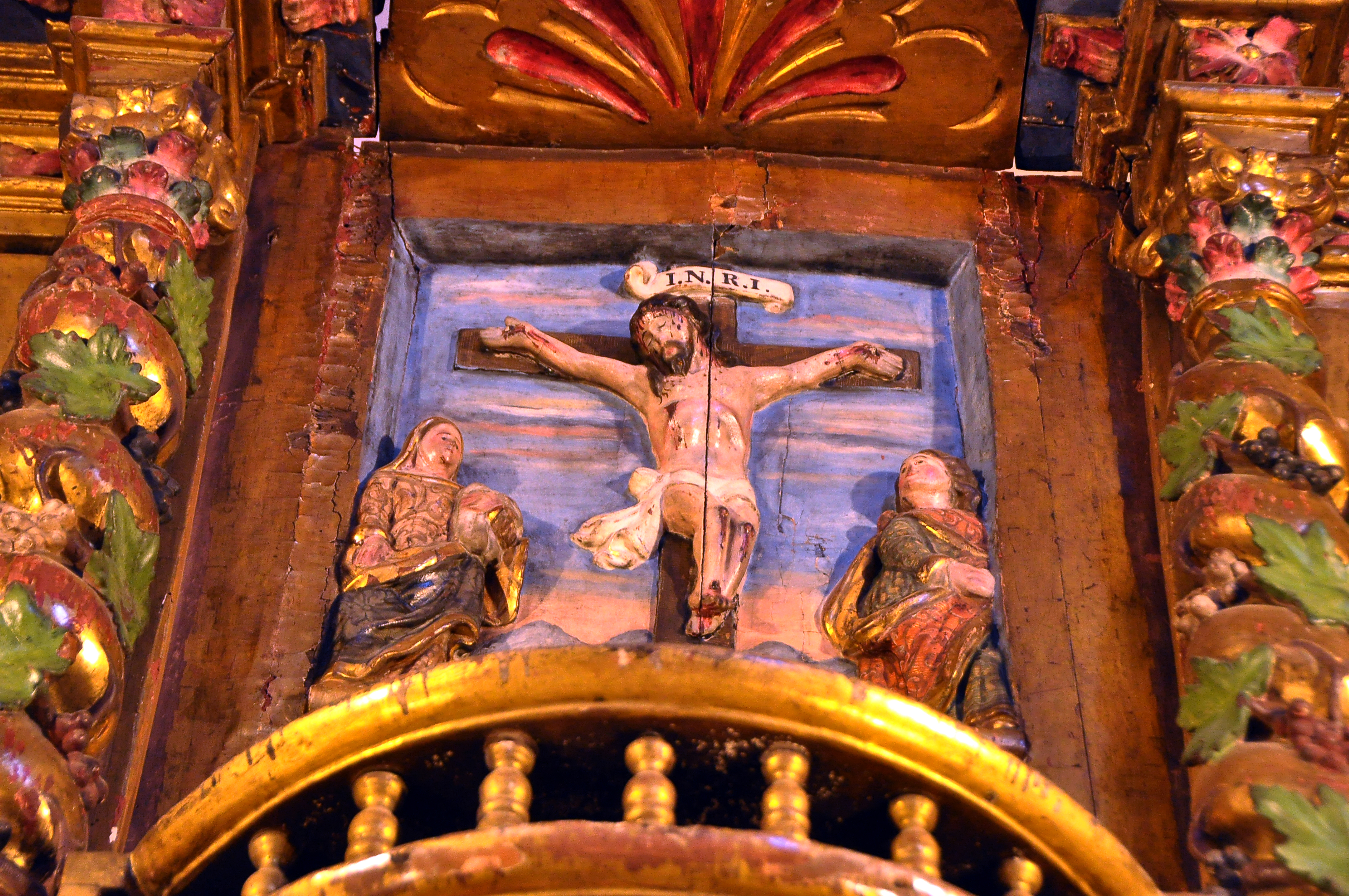 Retaule del Roser de l'església nova de Santa Maria de la Molsosa ***