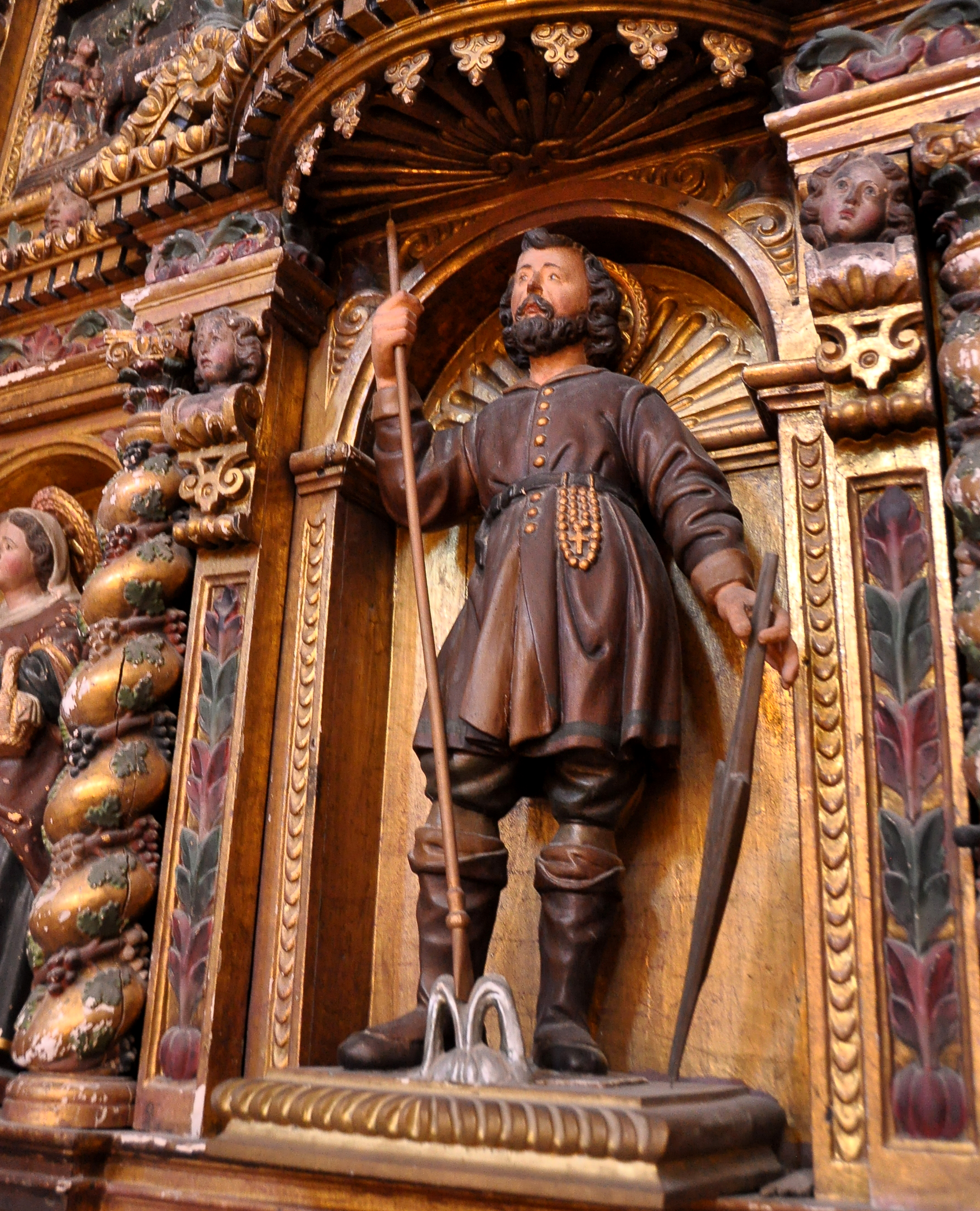 Retaule de Sant Isidre de l'església nova de Santa Maria de la Molsosa ***