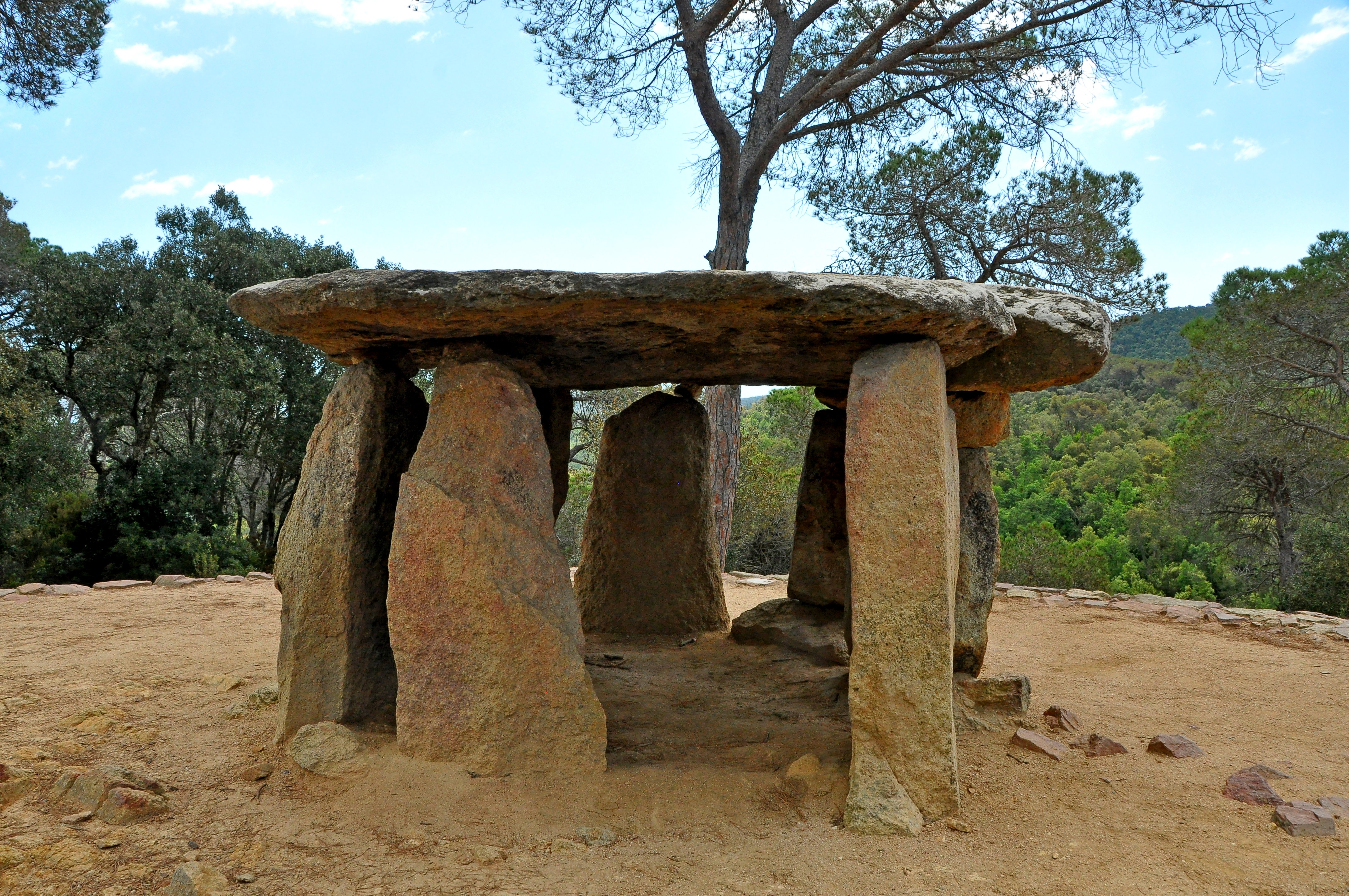 Dolmen o sepulcre megalític de la Pedra Gentil de Vallgorguina ***