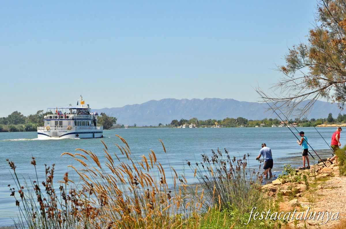 Deltebre - El riu Ebre a la desembocadura 