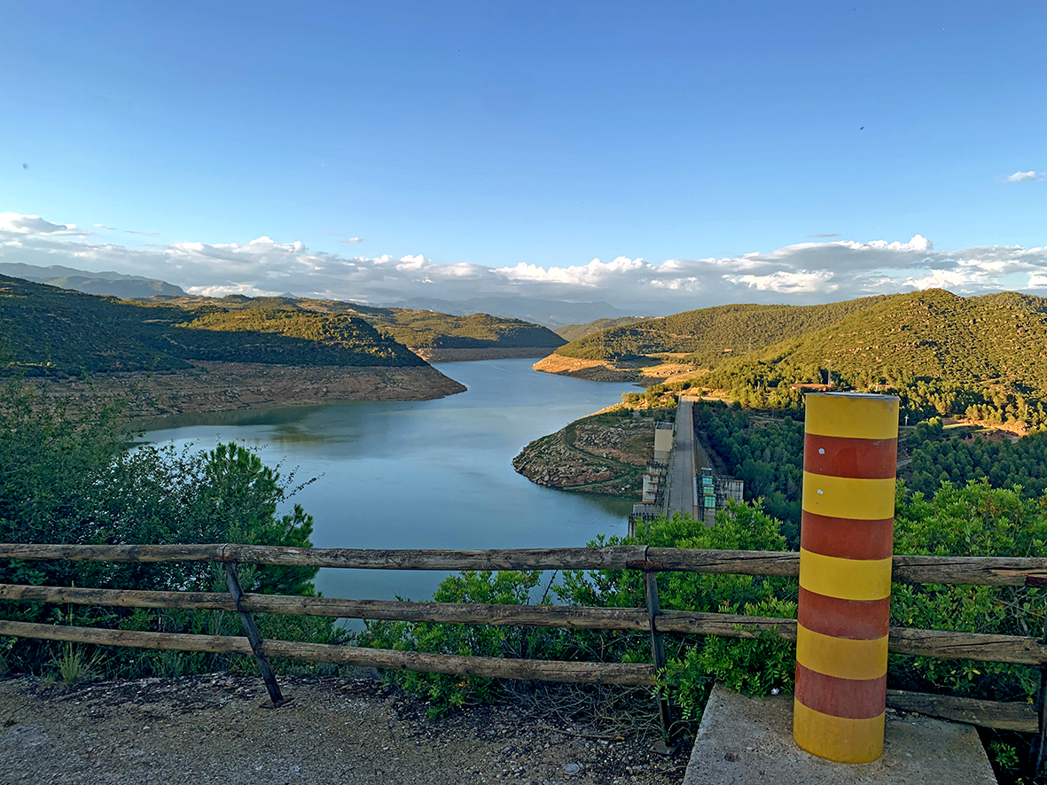 Pantà de Rialp a Tiurana