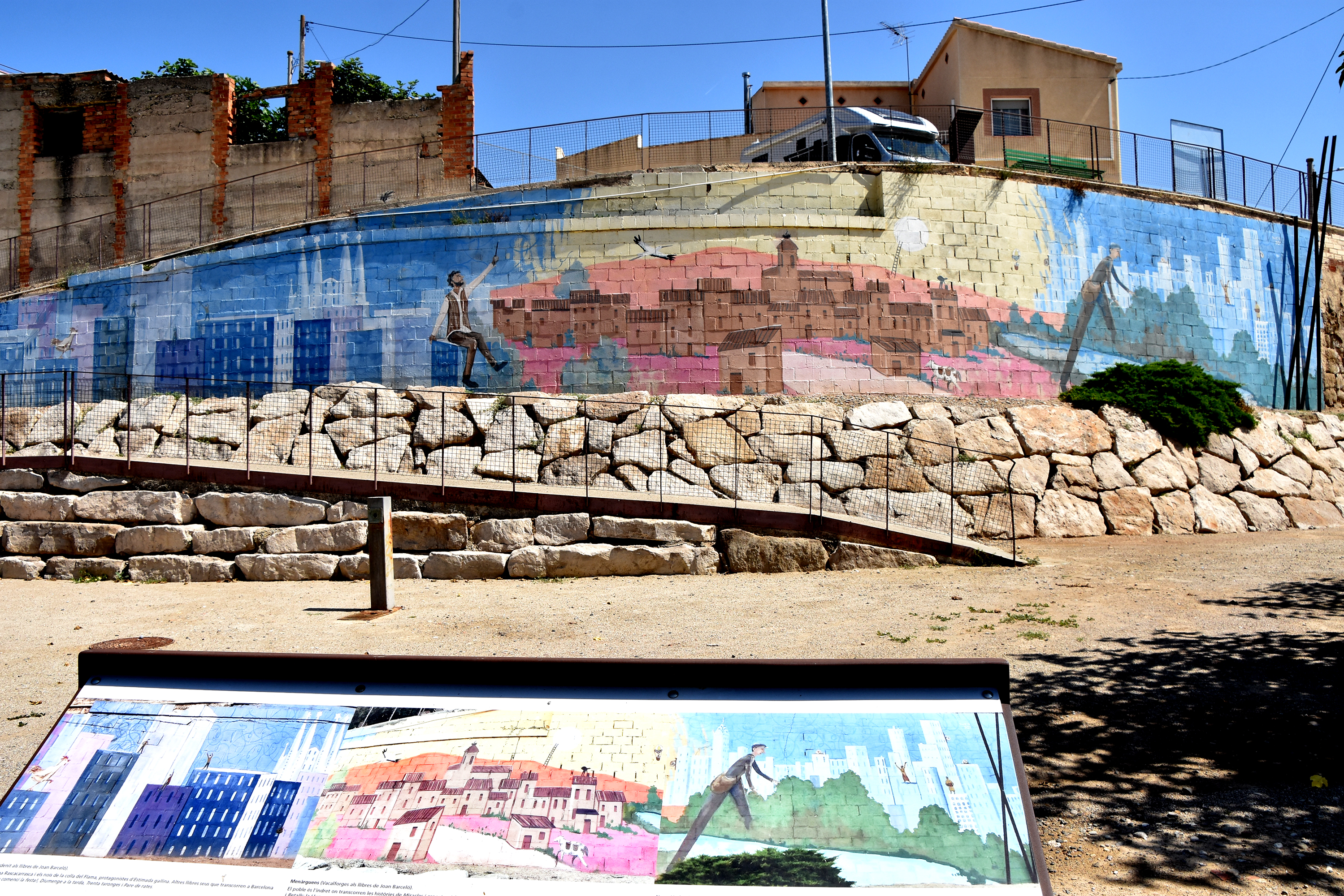 Murals de Joan Barceló a Menàrguens