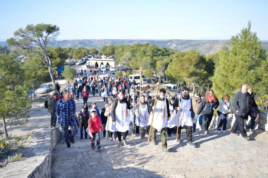 Camí de la Romeria a Santa Magdalena de Berrús a Vilalba dels Arcs, la més llarga de Catalunya