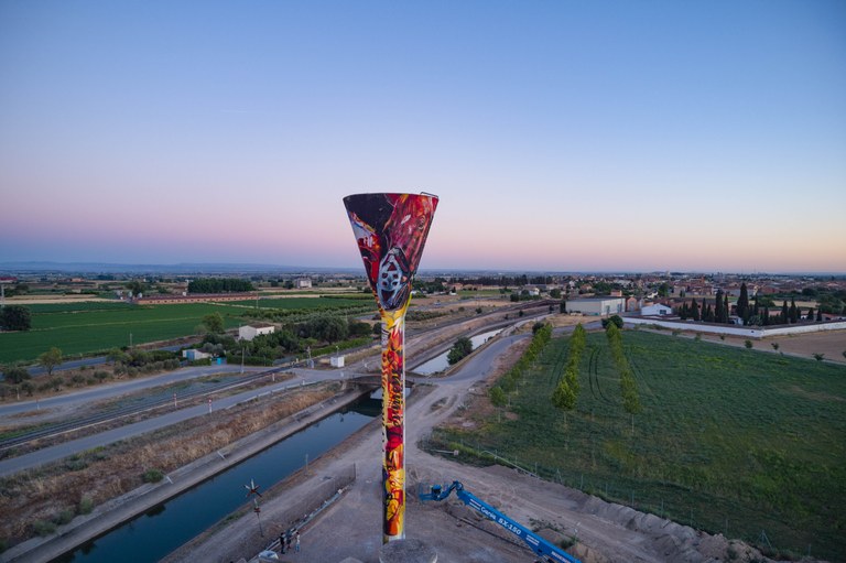 Térmens - Mural Lily Brick (Foto: www.termens.cat) 