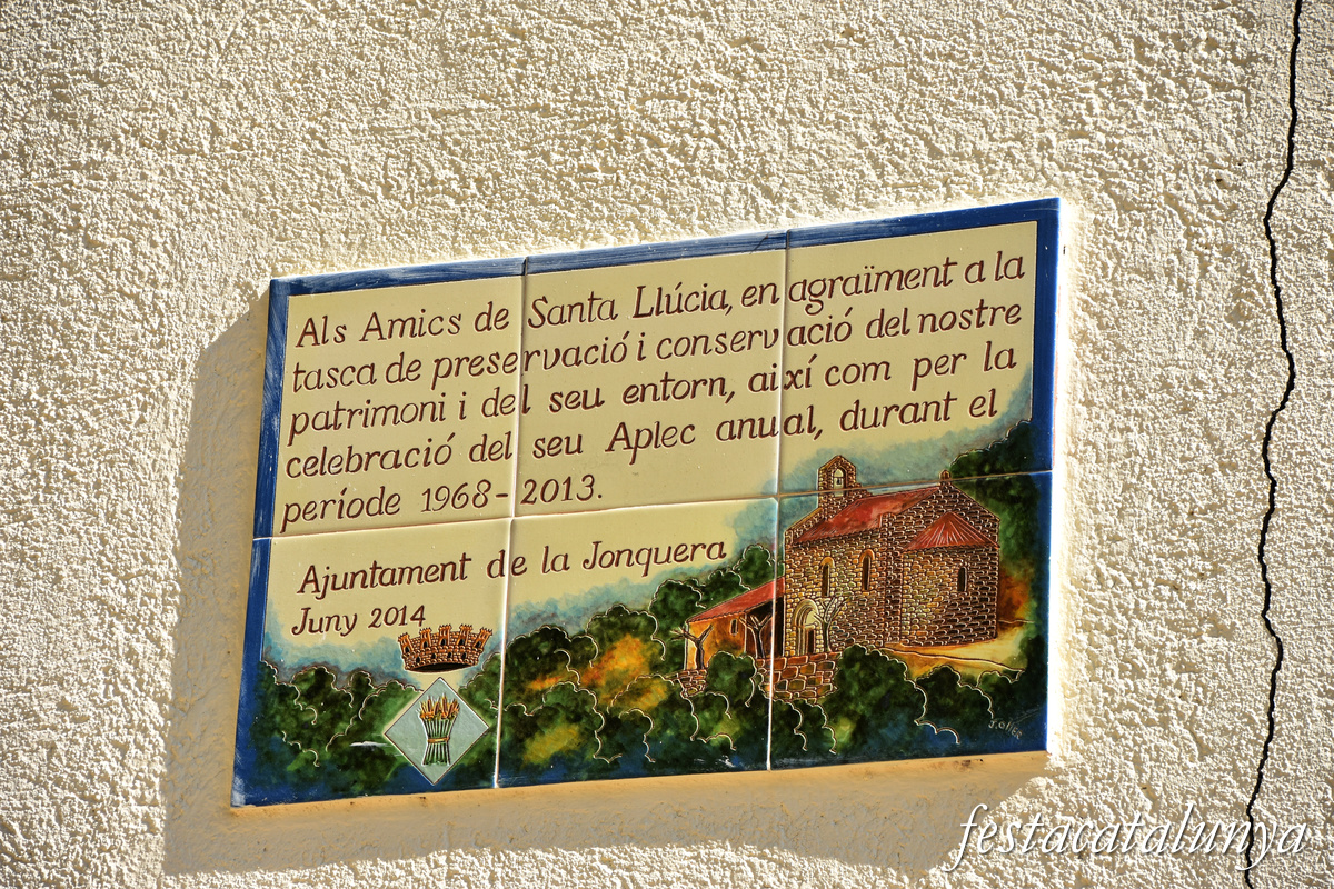 La Jonquera - Ermita de Santa Llúcia, antiga parròquia de Sant Miquel de Solans 