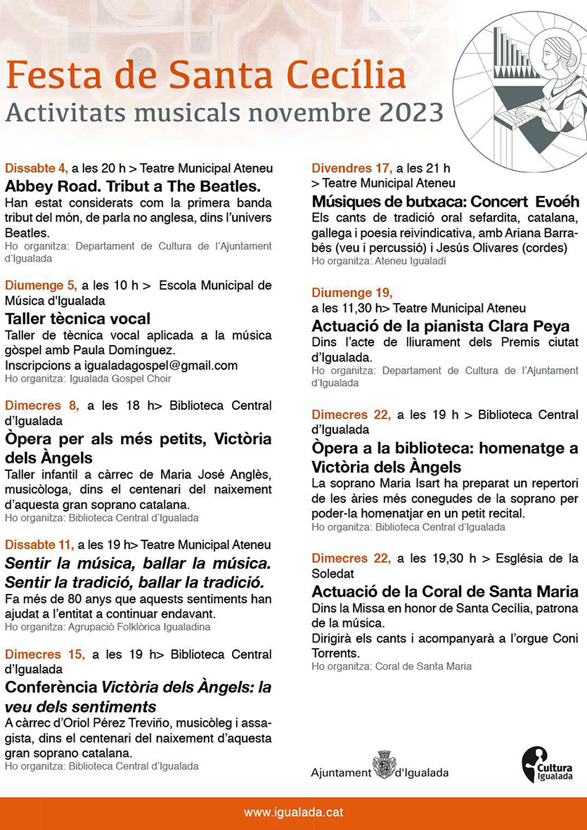 Festa de Santa Cecília a Igualada