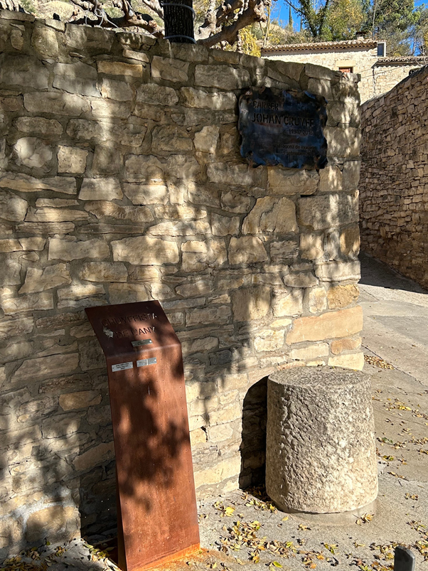 Vallfogona de Riucorb - Inauguració del carrer Johan Cruyff 