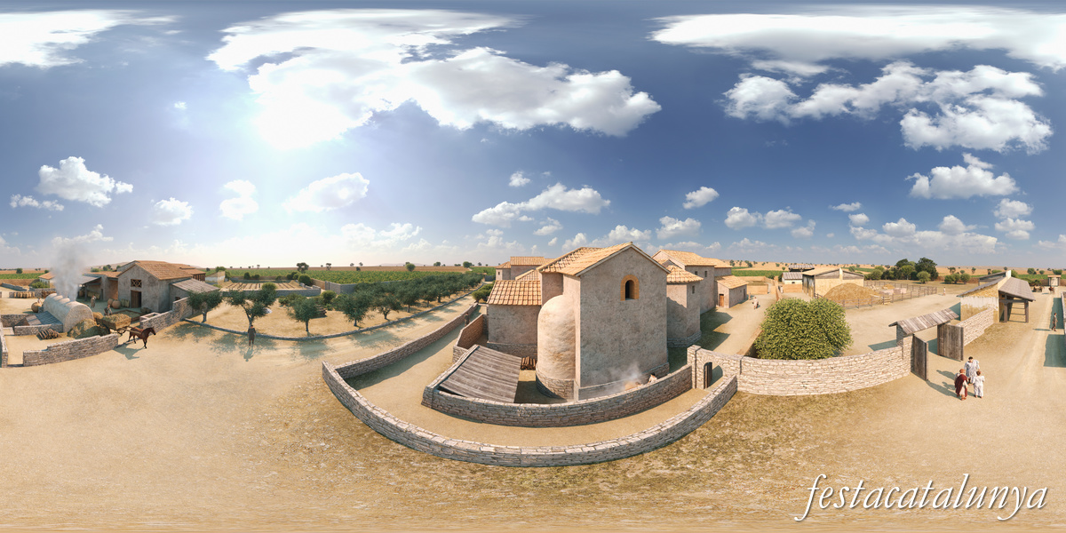 Les Cabanyes - Vil·la romana de Sant Valentí