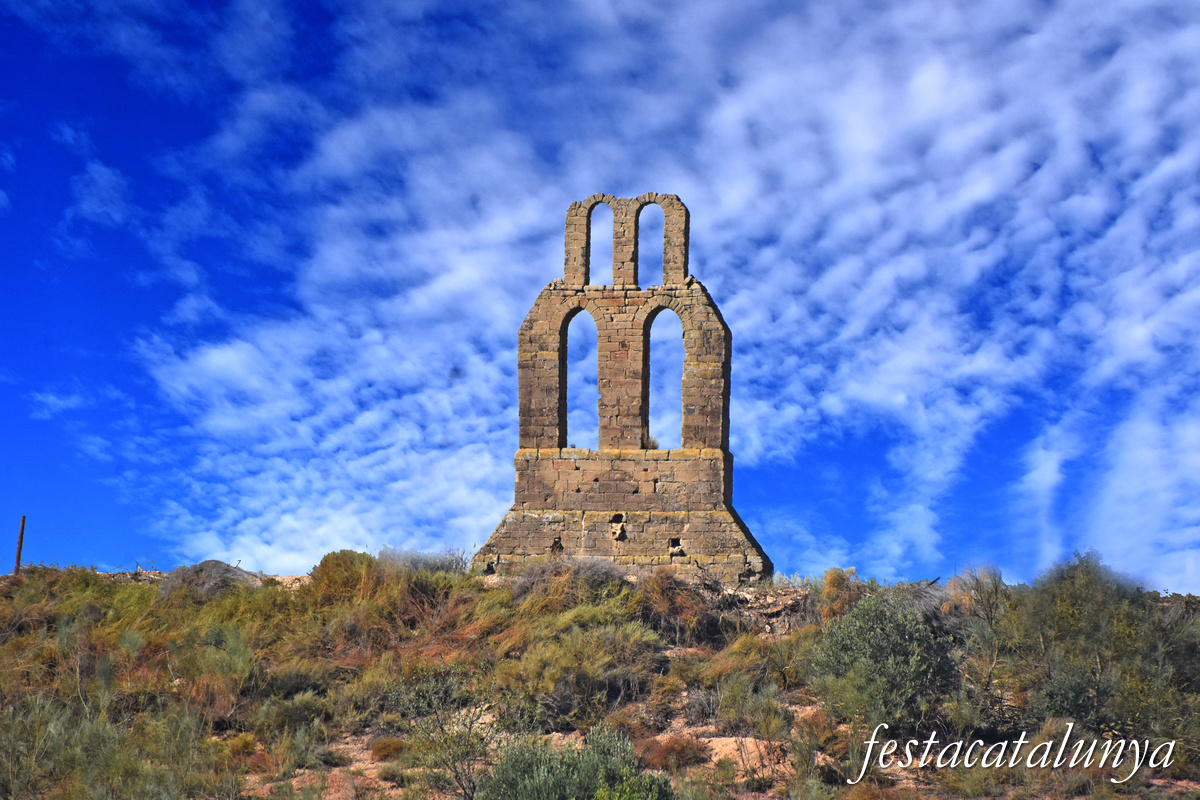 Torregrossa - Campanar de l'antic Sant Bartomeu de Margalef 