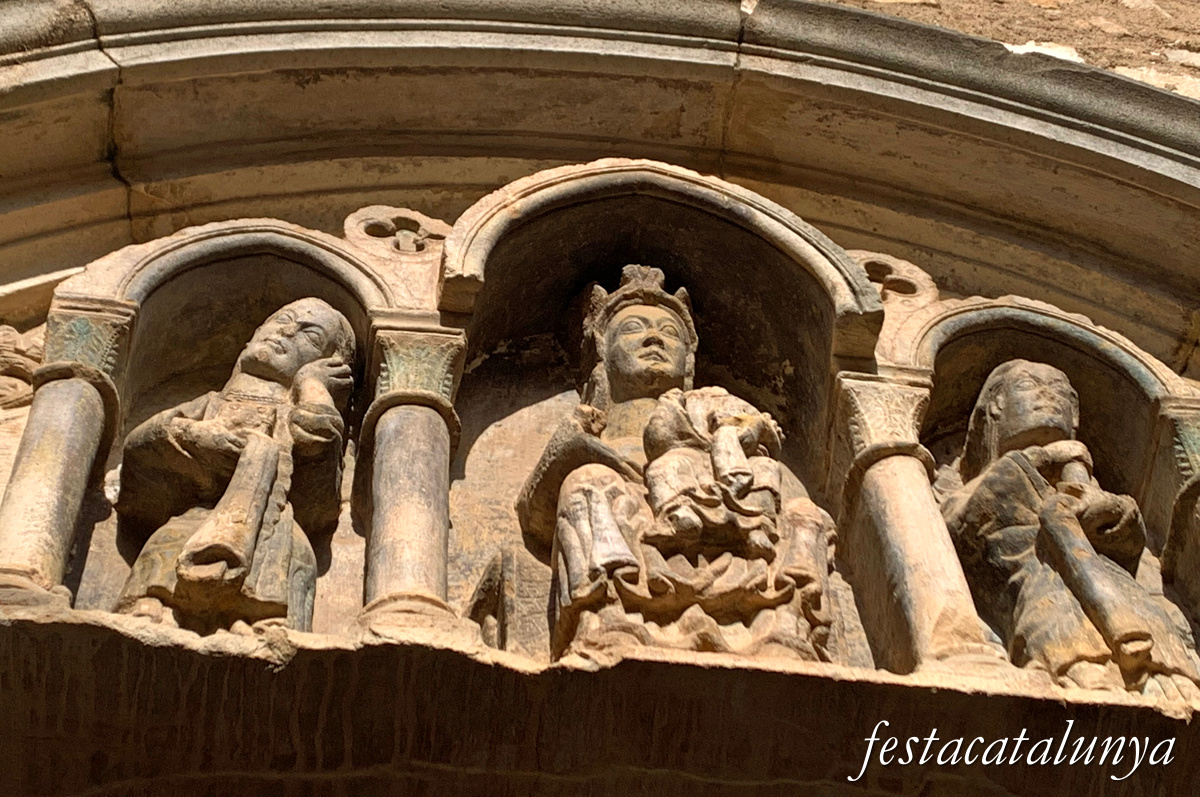 Sarral - Timpà romànic de Santa Maria de Sarral