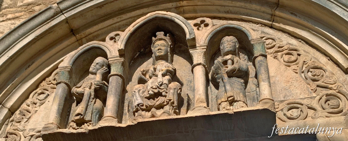 Sarral - Timpà romànic de Santa Maria de Sarral