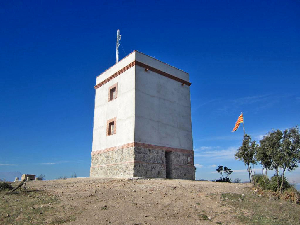 Torre de telegrafia òptica de Puigmarí a Maçanet de la Selva