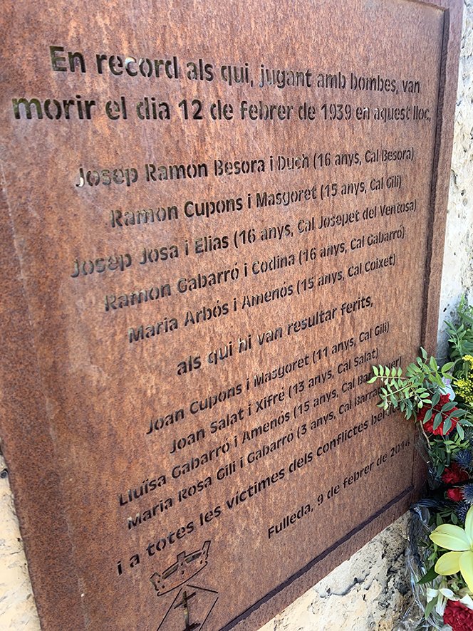 Memorial Racó del Bolet de Fulleda