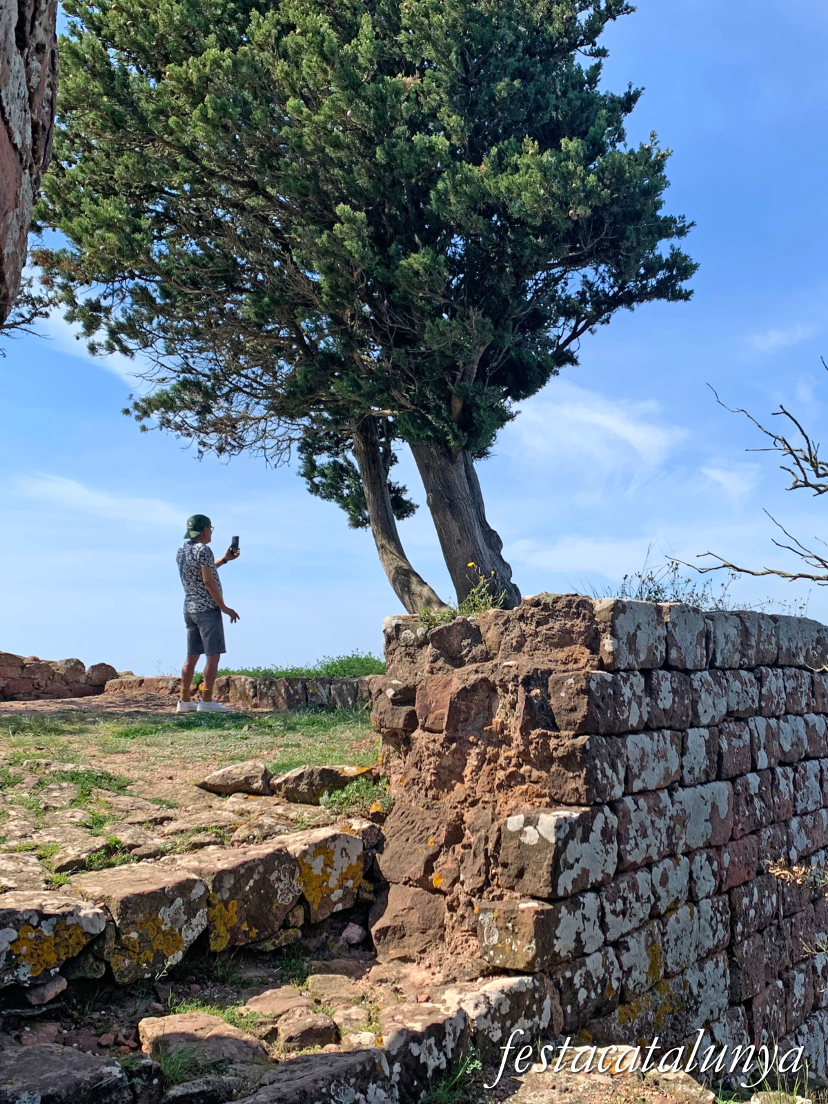 Riudecanyes - Vistes panoràmiques des de Santa Bàrbara del castell-monestir d'Escornalbou 