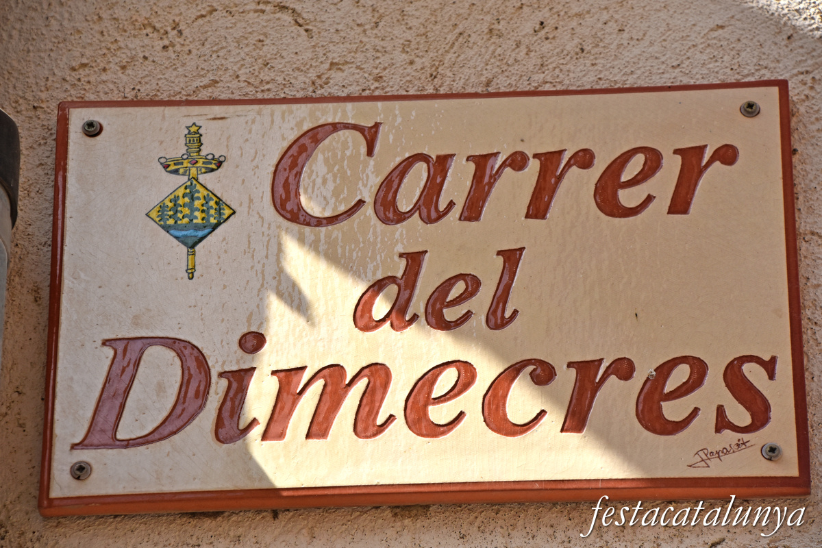 Riudecanyes - Noms dels carrers 